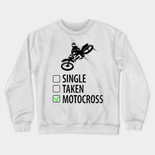 Motocross Biker Freestyle Stunt Crewneck Sweatshirt